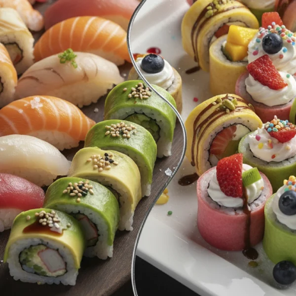 Sushi dulces y salados