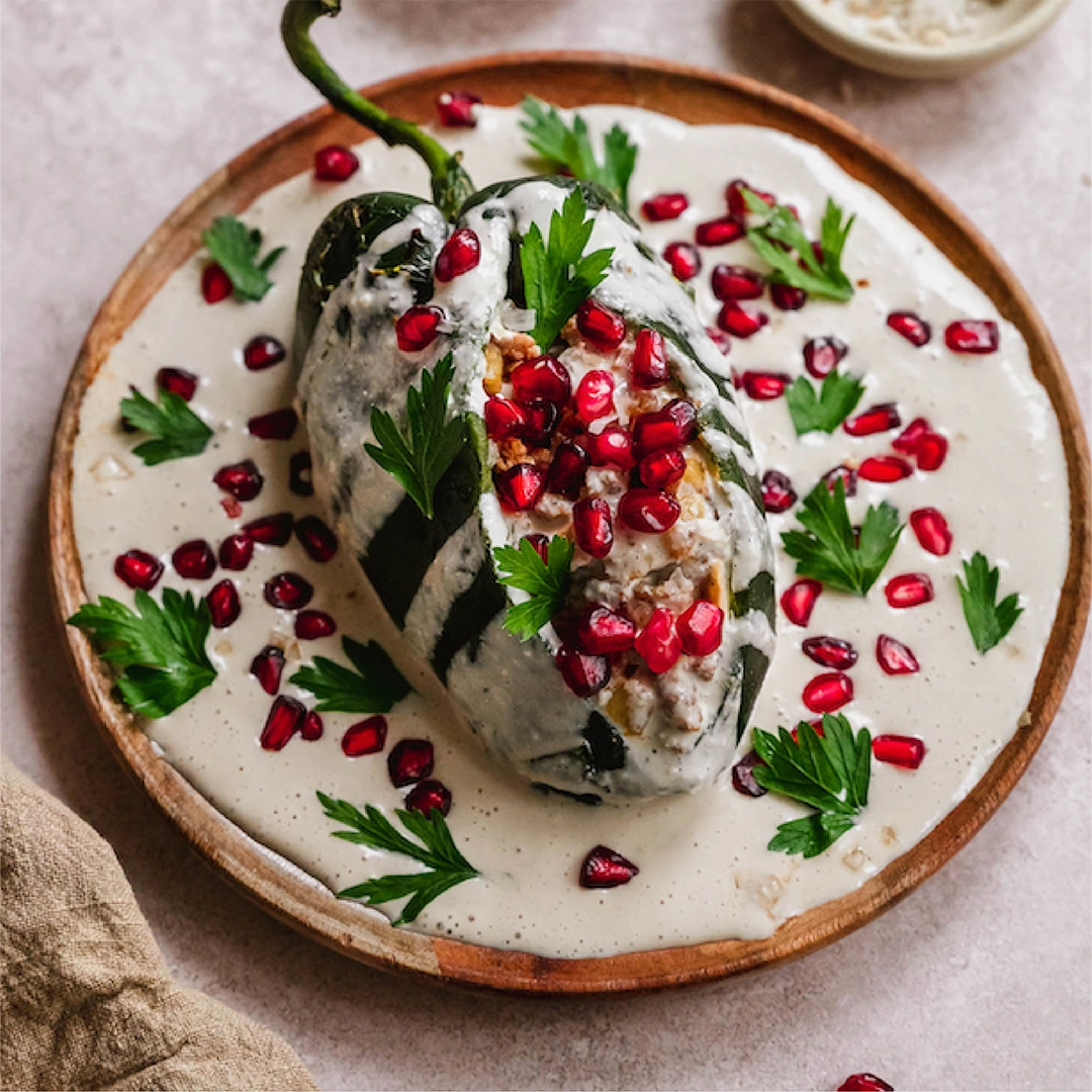 Chiles en nogada